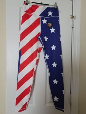 SuperFresh Clothes: Stars & Stripes Leggings size M